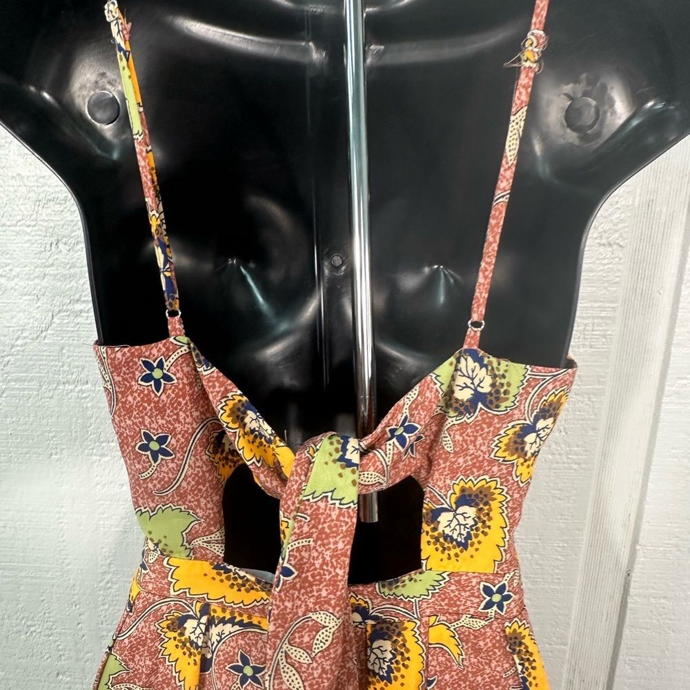 Chelsea 28 Mauve Floral Spaghetti Strap Dress Size XS NWOT - Picture 10 of 14